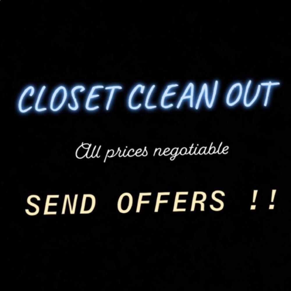 Closing closet. Please make a offer.